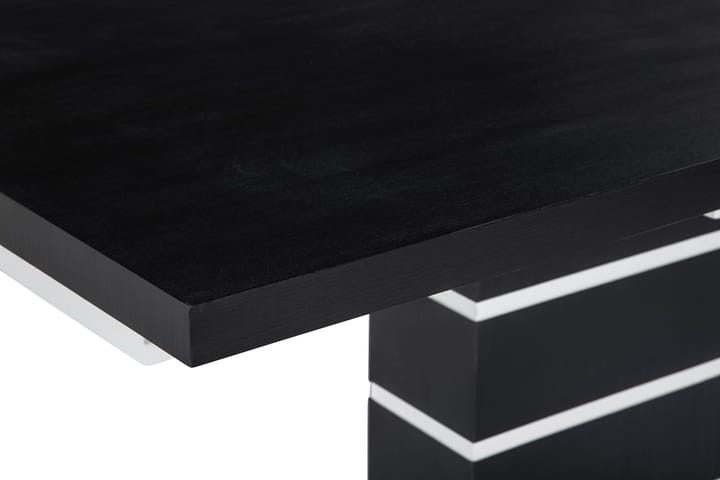 Ruokapöytä Mueller Jatkettava 180 cm - Musta/Valkoinen - Ruokapöydät & keittiön pöydät