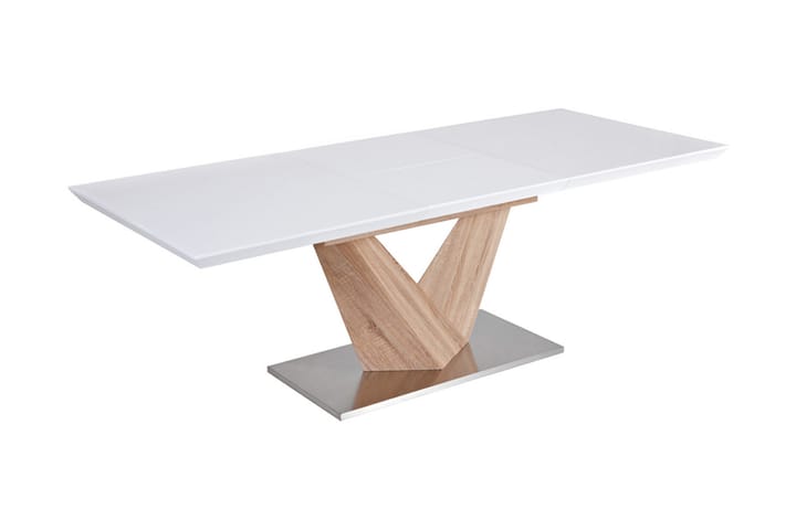 Ruokapöytä Munico Jatkettava 160 cm - Luonnonväri - Ruokapöydät & keittiön pöydät