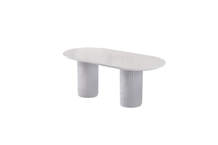 Ruokapöytä Murat 200 cm - Valkoinen - Ruokapöydät & keittiön pöydät