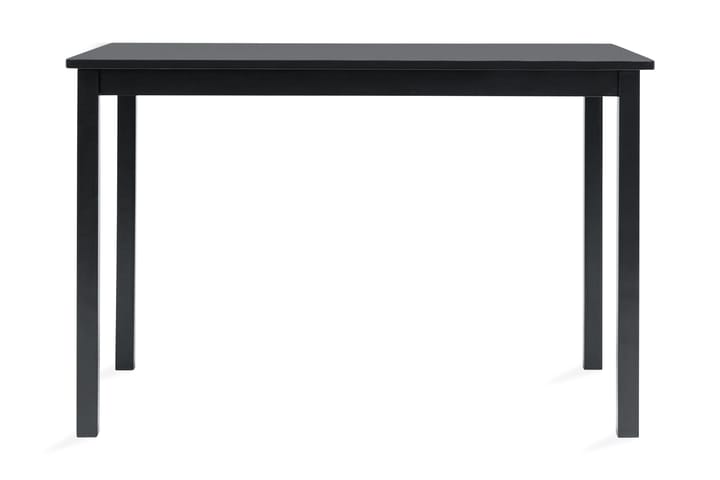 Ruokapöytä musta 114x71x75 cm kumipuu - Musta - Ruokapöydät & keittiön pöydät