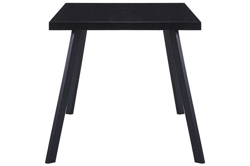 Ruokapöytä musta 180x90x75 cm karkaistu lasi - Musta - Huonekalut - Pöytä & ruokailuryhmä - Ruokapöydät & keittiön pöydät