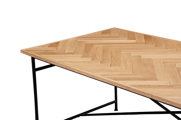 Ruokapöytä Narses 200 cm - Valkoinen/Ruskea - Ruokapöydät & keittiön pöydät