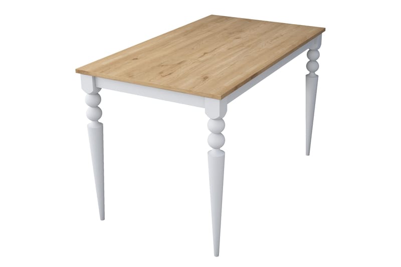 Ruokapöytä Naryani 120 cm - Pähkinä/Valkoinen - Huonekalut - Pöytä & ruokailuryhmä - Ruokapöydät & keittiön pöydät