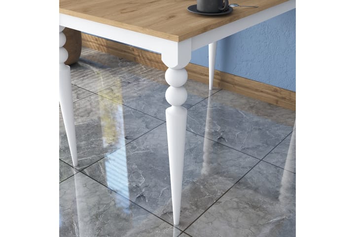 Ruokapöytä Naryani 120 cm - Pähkinä/Valkoinen - Ruokapöydät & keittiön pöydät