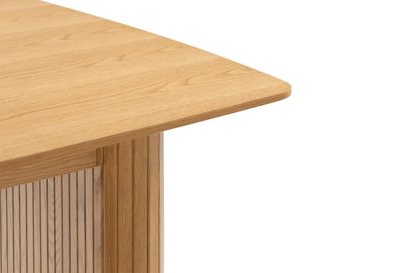 Ruokapöytä NAVJOT 140 cm - Ruskea - Huonekalut - Pöytä & ruokailuryhmä - Ruokapöydät & keittiön pöydät