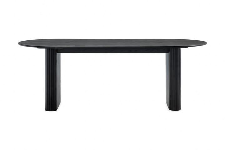 Ruokapöytä Neandir 220 cm Soikea - Musta - Ruokapöydät & keittiön pöydät