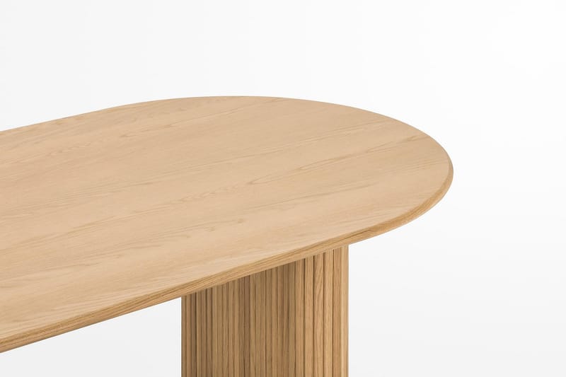 Ruokapöytä Neandir 220 cm Soikea - Tammi - Huonekalut - Pöytä & ruokailuryhmä - Ruokapöydät & keittiön pöydät