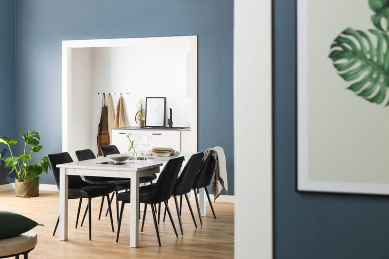 Ruokapöytä Octavia 180 cm Jatkettava - Valkoinen - Huonekalut - Pöytä & ruokailuryhmä - Ruokapöydät & keittiön pöydät