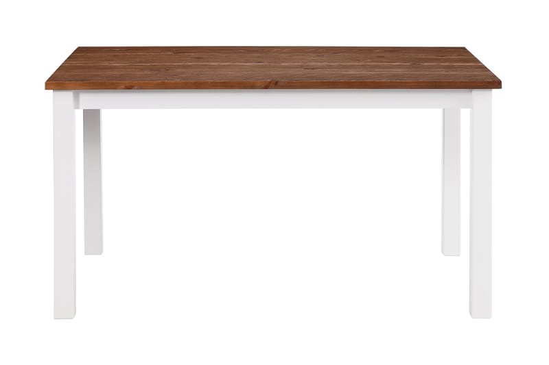 Ruokapöytä Octavia 180 cm Jatkettava - Valkoinen/Luonnonväri - Huonekalut - Pöytä & ruokailuryhmä - Ruokapöydät & keittiön pöydät