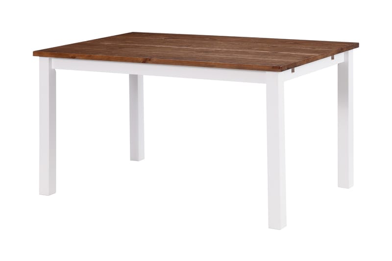 Ruokapöytä Octavia 180 cm Jatkettava - Valkoinen/Luonnonväri - Huonekalut - Pöytä & ruokailuryhmä - Ruokapöydät & keittiön pöydät