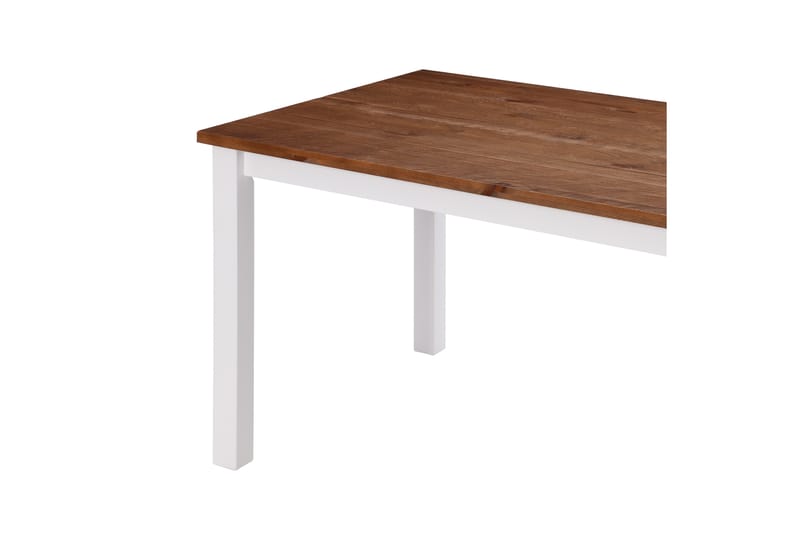 Ruokapöytä Octavia 180 cm Jatkettava - Valkoinen/Luonnonväri - Huonekalut - Pöytä & ruokailuryhmä - Ruokapöydät & keittiön pöydät