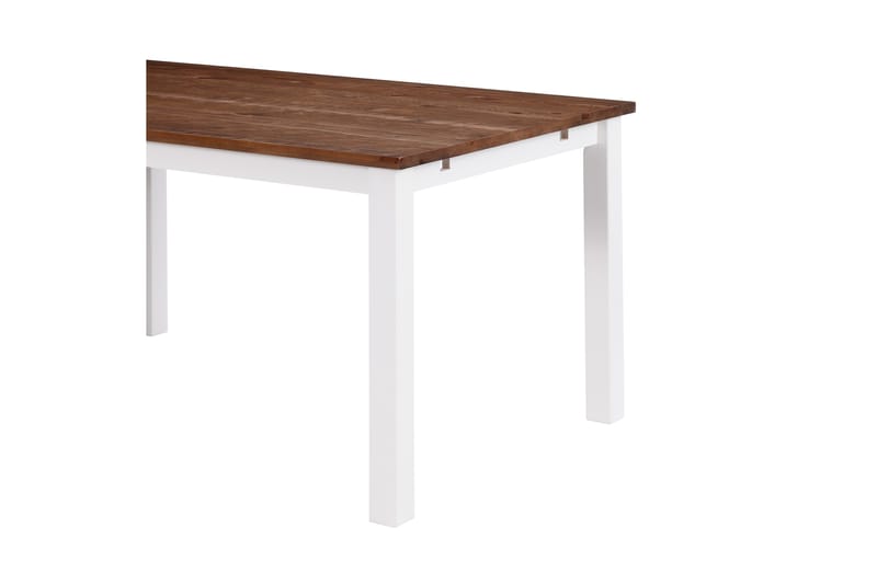 Ruokapöytä Octavia 180 cm Jatkettava - Valkoinen/Luonnonväri - Huonekalut - Pöytä & ruokailuryhmä - Ruokapöydät & keittiön pöydät