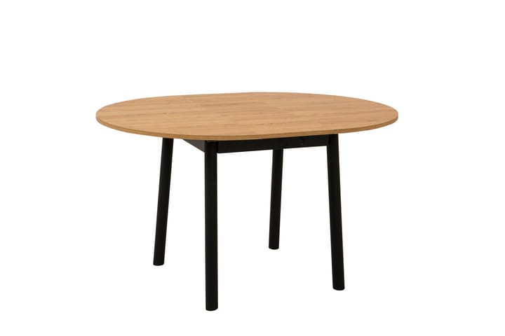 Ruokapöytä Oliver 100 cm - Tammi/Musta - Ruokapöydät & keittiön pöydät