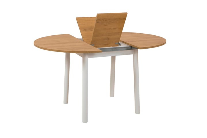 Ruokapöytä Oliver 100 cm - Tammi/Valkoinen - Ruokapöydät & keittiön pöydät