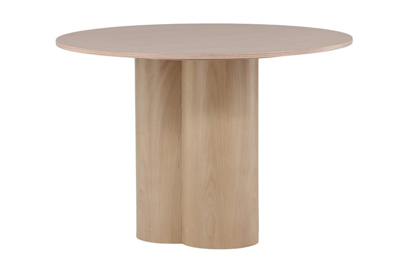 Ruokapöytä Olivia 110 cm Pyöreä, Whitewash