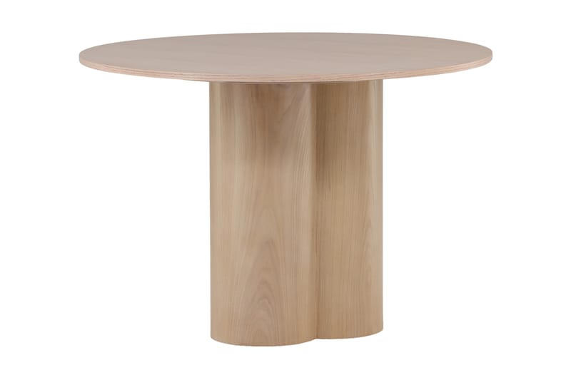 Ruokapöytä Olivia 110 cm Pyöreä - Whitewash - Huonekalut - Pöytä & ruokailuryhmä - Ruokapöydät & keittiön pöydät