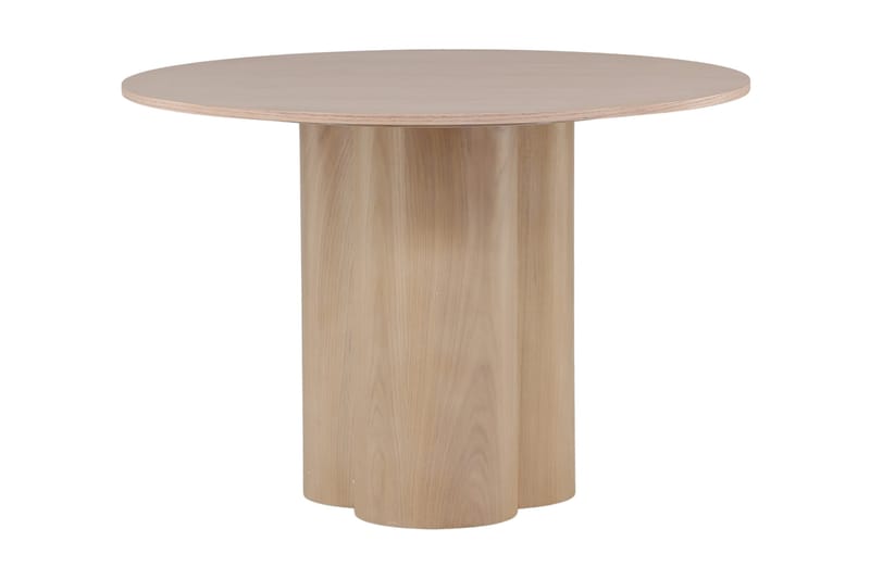 Ruokapöytä Olivia 110 cm Pyöreä - Whitewash - Huonekalut - Pöytä & ruokailuryhmä - Sohvapöytä