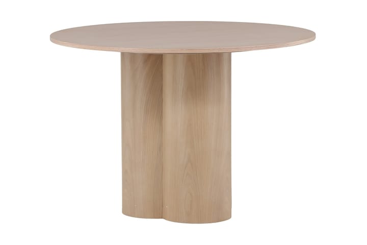 Ruokapöytä Oliwero 110 cm Pyöreä - Whitewash - Ruokapöydät & keitti�ön pöydät
