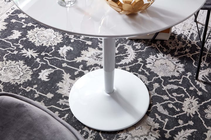 Ruokapöytä Rachid 75 cm Pyöreä - Valkoinen - Ruokapöydät & keittiön pöydät