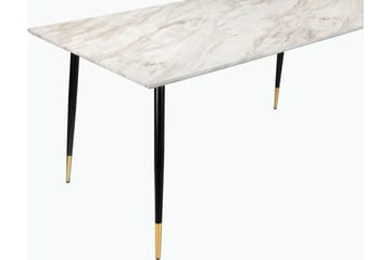 Ruokapöytä Reddeer 120 cm - Harmaa/Valkoinen/Musta/Kulta - Huonekalut - Pöytä & ruokailuryhmä - Ruokapöydät & keittiön pöydät