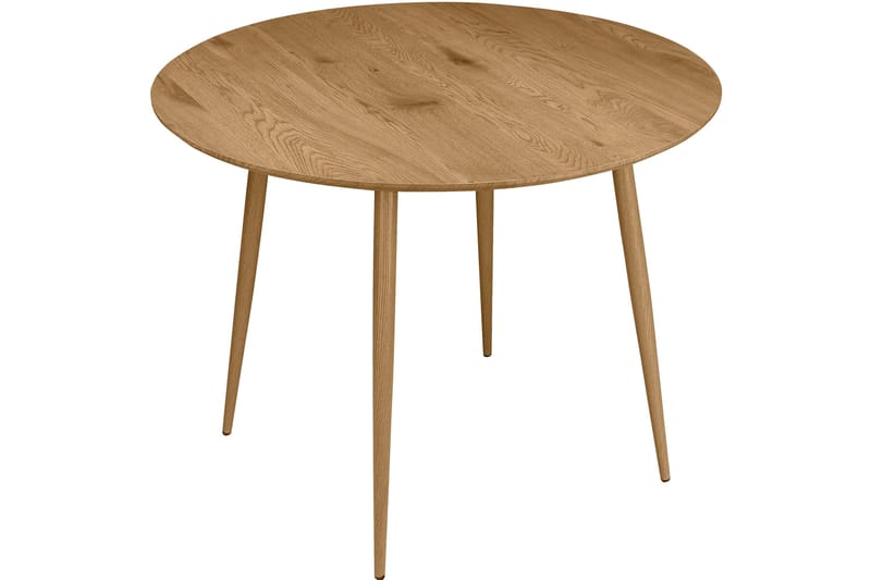 Ruokapöytä Reddeer Pyöreä 100 cm, Luonnonväri