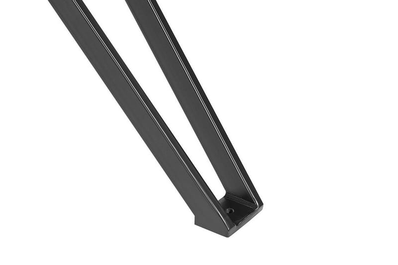 Ruokapöytä Rehins 160 cm - Valkoinen / musta - Huonekalut - Pöytä & ruokailuryhmä - Ruokapöydät & keittiön pöydät