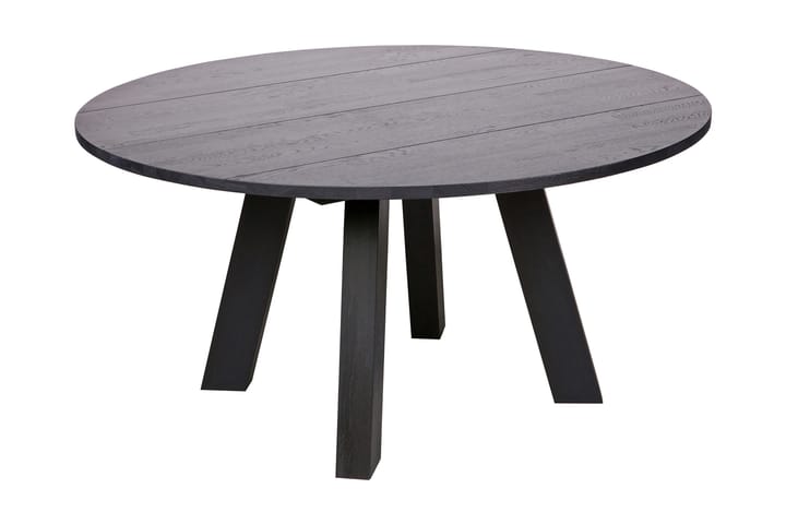 Ruokapöytä Rodion 150 cm Pyöreä - Tummanruskea - Ruokapöydät & keittiön pöydät