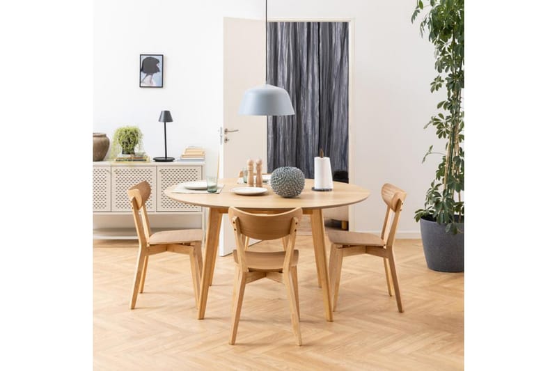 Ruokapöytä Roxby 105 cm Tammi - Huonekalut - Pöytä & ruokailuryhmä - Ruokapöydät & keittiön pöydät