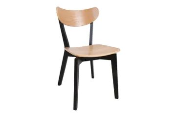 Ruokapöytä Roxby 105 cm Tammi/Musta - Huonekalut - Pöytä & ruokailuryhmä - Ruokapöydät & keittiön pöydät