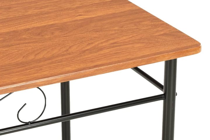 Ruokapöytä ruskea 120x70x75 cm MDF - Ruskea - Ruokapöydät & keittiön pöydät