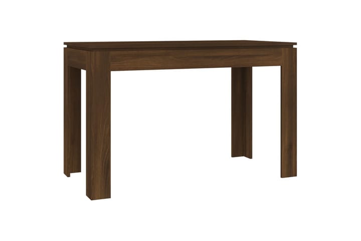 Ruokapöytä ruskea tammi 120x60x76 cm tekninen puu - Ruskea - Ruokapöydät & keittiön pöydät