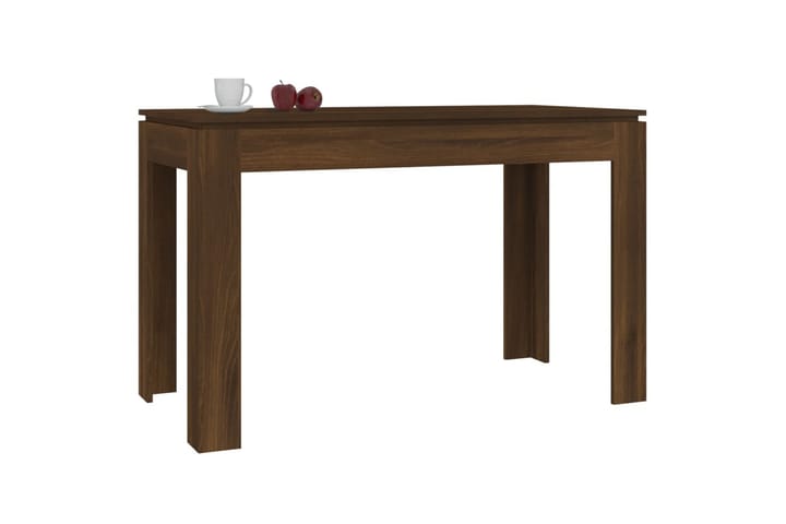 Ruokapöytä ruskea tammi 120x60x76 cm tekninen puu - Ruskea - Ruokapöydät & keittiön pöydät
