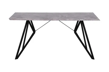Ruokapöytä Sadaka 160x90 cm - Harmaa - Huonekalut - Pöytä & ruokailuryhmä - Ruokapöydät & keittiön pöydät