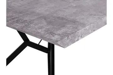 Ruokapöytä Sadaka 160x90 cm - Harmaa - Huonekalut - Pöytä & ruokailuryhmä - Ruokapöydät & keittiön pöydät