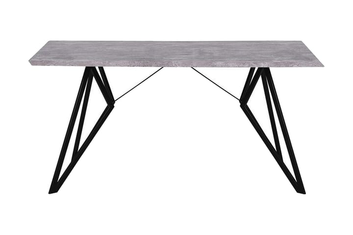Ruokapöytä Sadaka 160x90 cm - Harmaa - Ruokapöydät & keittiön pöydät