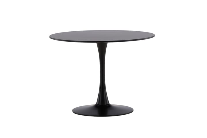Ruokapöytä Sadiuma 100x74 cm Pyöreä - Musta - Ruokapöydät & keittiön pöydät