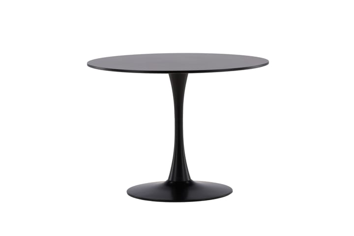 Ruokapöytä Sadiuma 100x74 cm Pyöre�ä - Musta - Ruokapöydät & keittiön pöydät