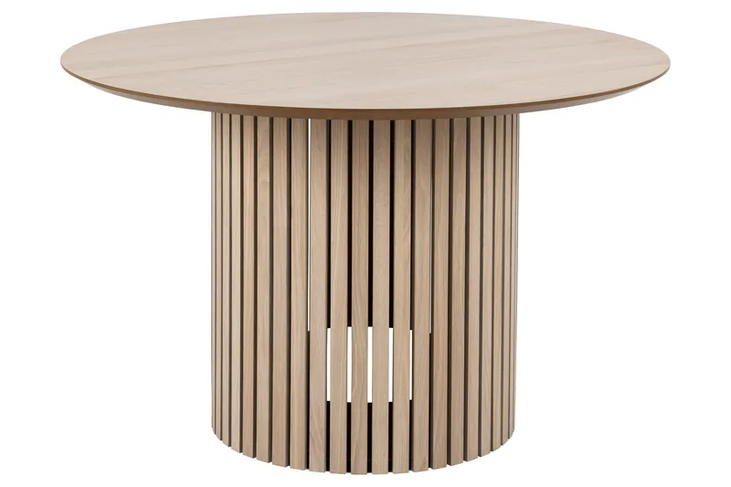 Ruokapöytä Sakie 120 cm Pyöreä, Valkoinen