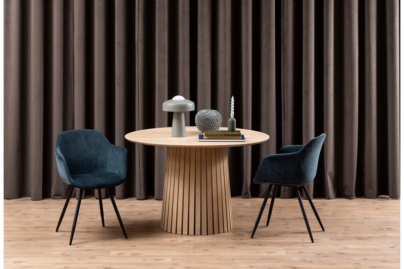 Ruokapöytä Saku 120 cm Pyöreä - Valkoinen - Huonekalut - Pöytä & ruokailuryhmä - Ruokapöydät & keittiön pöydät