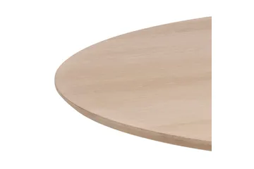 Ruokapöytä Saku 120 cm Pyöreä - Valkoinen - Huonekalut - Pöytä & ruokailuryhmä - Ruokapöydät & keittiön pöydät