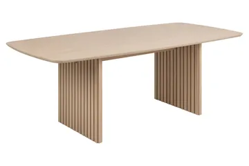 Ruokapöytä Saku 220x105 cm - Valkoinen - Huonekalut - Pöytä & ruokailuryhmä - Ruokapöydät & keittiön pöydät