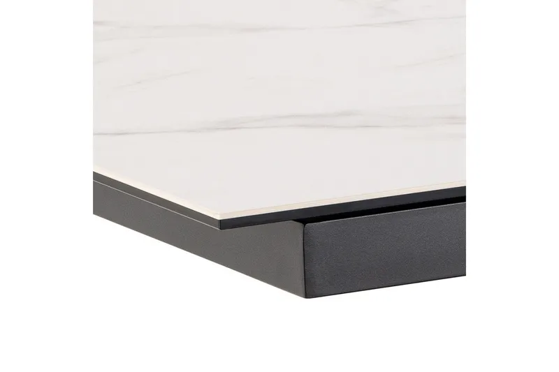 Ruokapöytä Salupa 210x90 cm - Valkoinen - Huonekalut - Pöytä & ruokailuryhmä - Ruokapöydät & keittiön pöydät