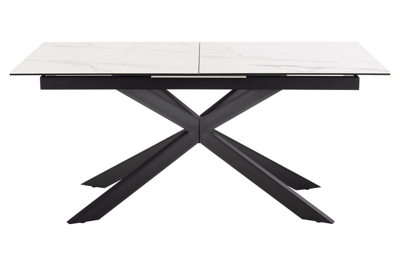 Ruokapöytä Salupa 210x90 cm - Valkoinen - Huonekalut - Pöytä & ruokailuryhmä - Ruokapöydät & keittiön pöydät