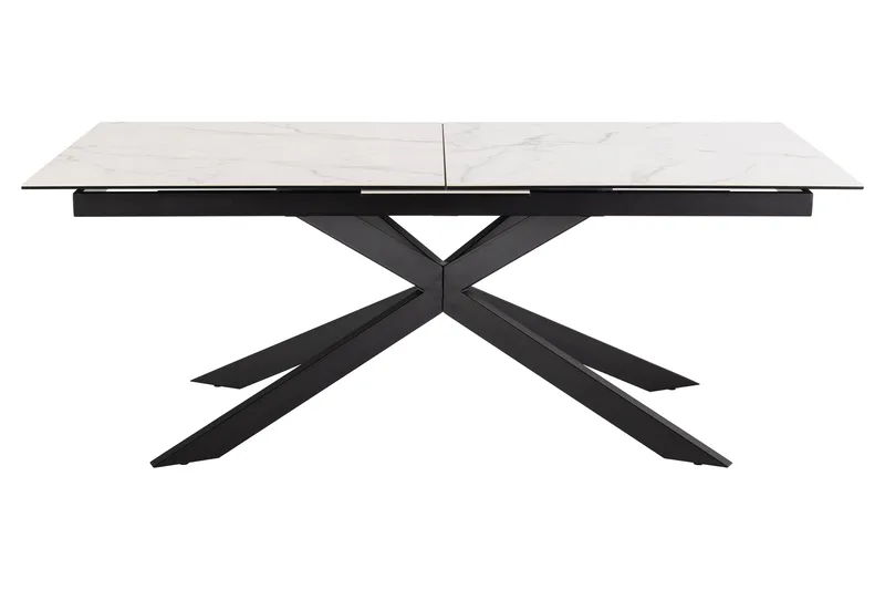 Ruokapöytä Salupa 240x100 cm - Valkoinen - Huonekalut - Pöytä & ruokailuryhmä - Ruokapöydät & keittiön pöydät