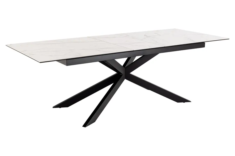 Ruokapöytä Salupa 240x100 cm - Valkoinen - Huonekalut - Pöytä & ruokailuryhmä - Ruokapöydät & keittiön pöydät