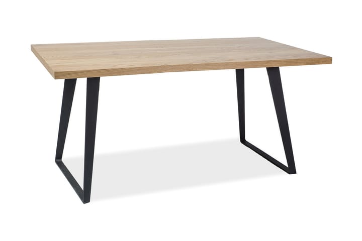 Ruokapöytä Saruro 150 cm - Luonnonväri/Musta - Ruokapöydät & keittiön pöydät