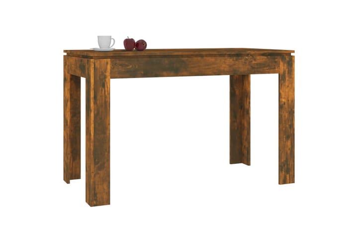 Ruokapöytä savutammi 120x60x76 cm tekninen puu - Ruskea - Ruokapöydät & keittiön pöydät