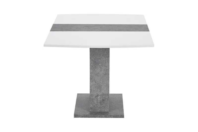 Ruokapöytä Seseli Jatkettava 140 cm - Valkoinen/Harmaa - Huonekalut - Pöytä & ruokailuryhmä - Ruokapöydät & keittiön pöydät