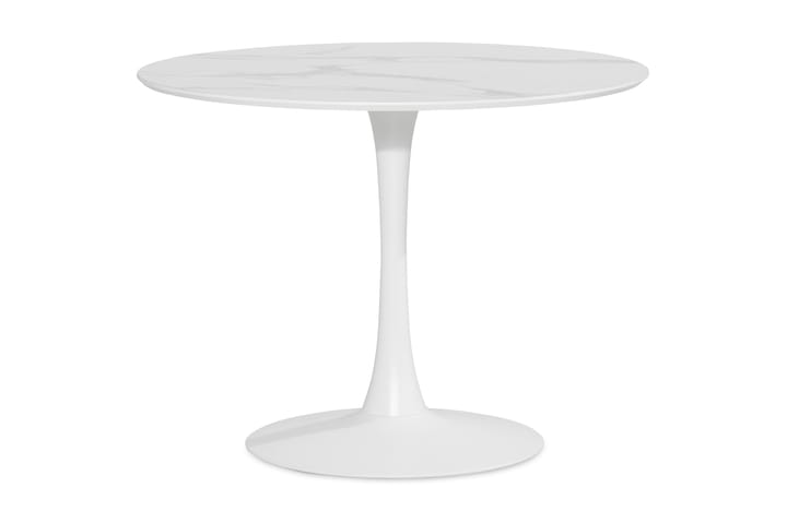 Ruokapöytä Severo 100 cm Pyöreä - Harmaa - Ruokapöydät & keittiön pöydät - Marmoripöydät