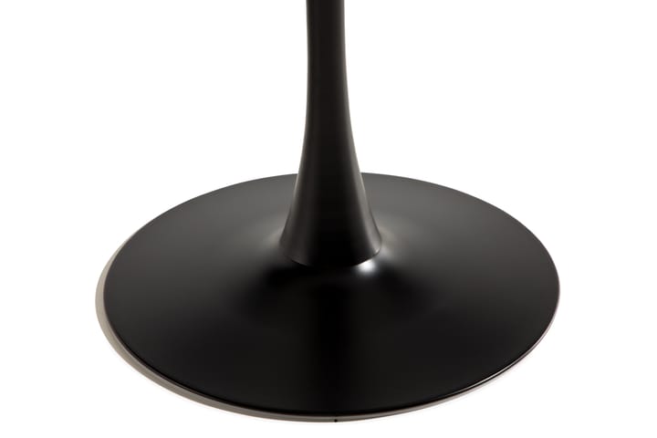 Ruokapöytä Severo 100 cm Pyöreä - Valkoinen Marmori/Musta - Marmoripöydät - Ruokapöydät & keittiön pöydät
